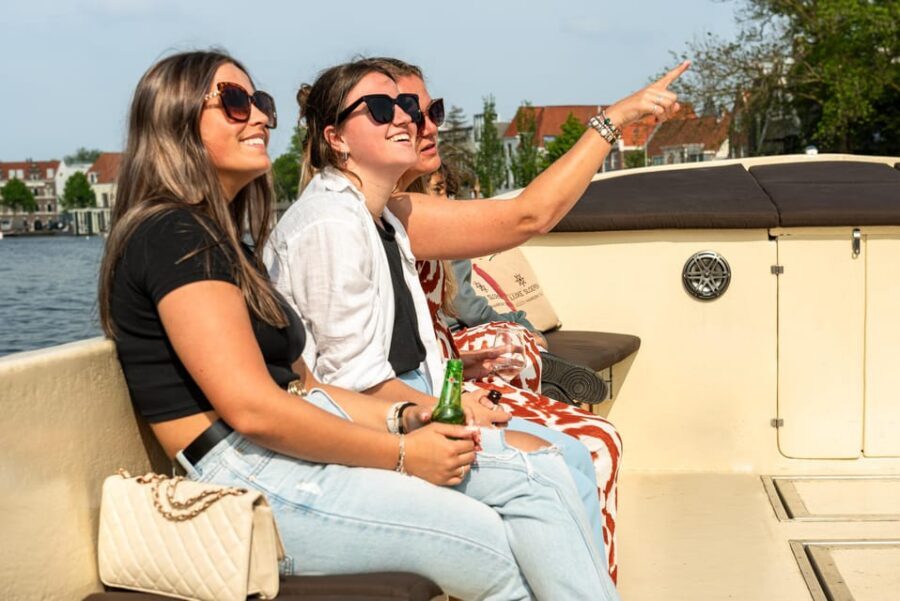Haarlem: De Adriaan Windmill Tour + Open Canal Cruise - The electric open-boat cruise on the Spaarne (and why it feels so easy)