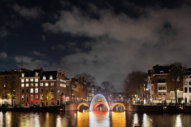 Light Festival Private Cruise incl Snacks and hot Gluhwein - 24 Light Art Works Only Here for 53 Days