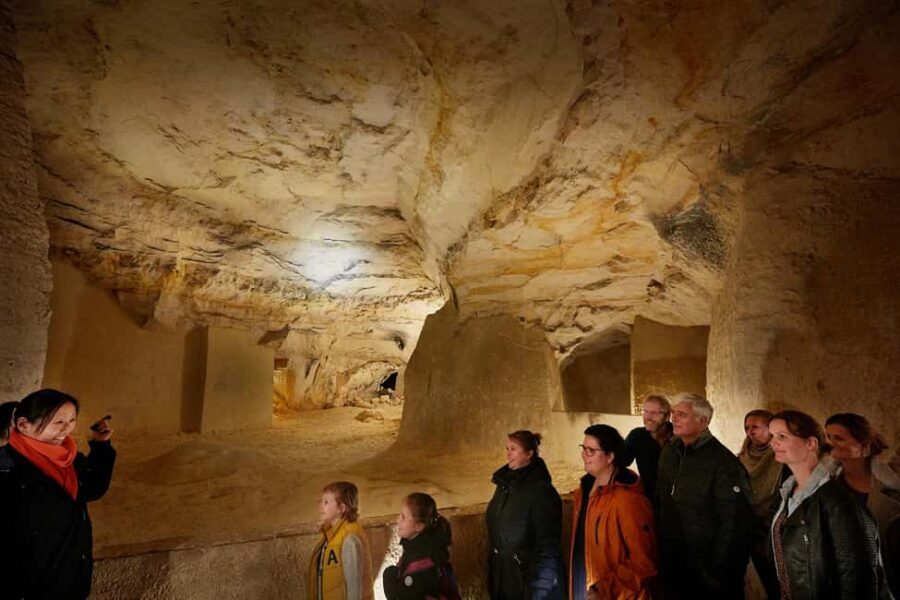 Maastricht: North Caves Guided Tour - The Iron Gate Moment: What It Feels Like When Light Disappears