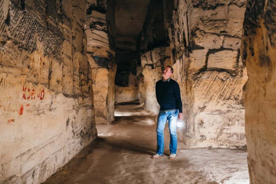Maastricht: North Caves Guided Tour - Spotting Wall Evidence: Inscriptions and Charcoal Drawings