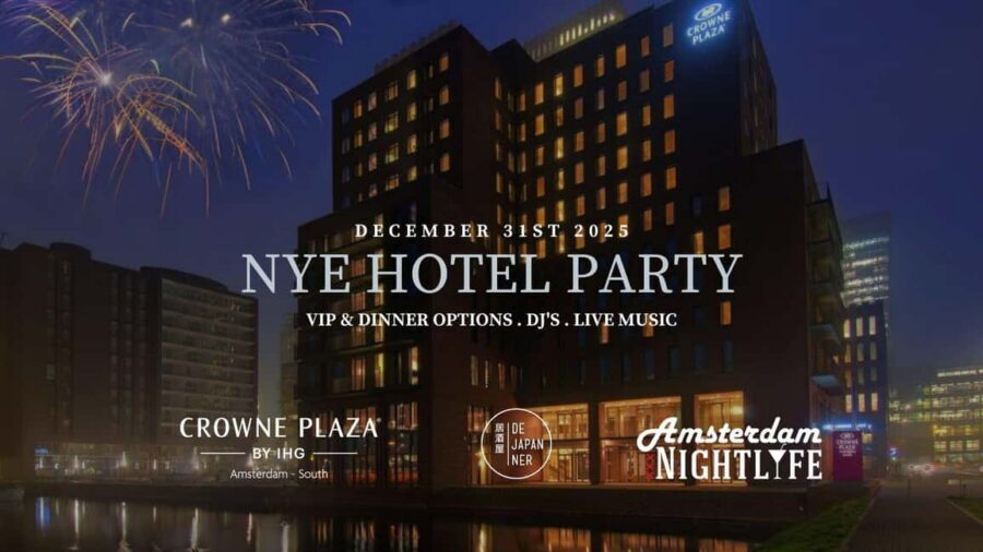 NYE Hotel Party 2025-2026: Crowne Plaza Amsterdam - South - A Hotel Party That’s Built for Amsterdam’s NYE Reality