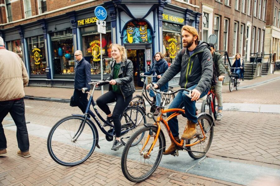 Private Amsterdam Bike Tour with a Local - The skinny bridge and the Blood Graffiti House: art you can’t ignore