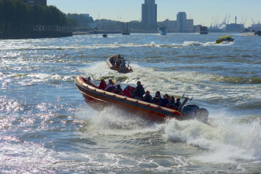 Private RIB-experience - From Orange Speedboats to Rotterdam at Full Speed