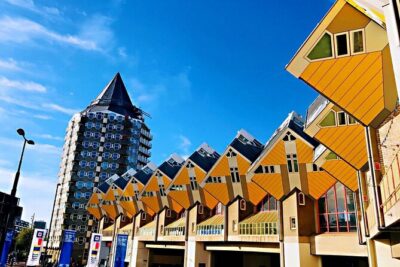 Rotterdam, Delft, The Hague Day Tour Incl. Madurodam/Royal Delft - Rotterdam’s contrast: markets, medieval leftovers, and bold architecture
