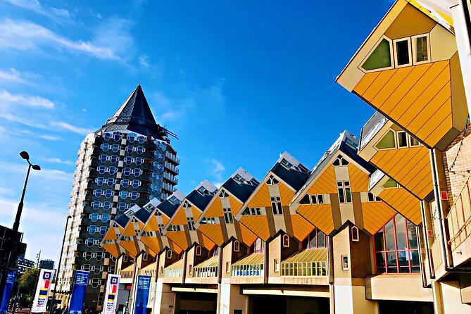 Rotterdam, Delft, The Hague Day Tour Incl. Madurodam/Royal Delft - Rotterdam’s contrast: markets, medieval leftovers, and bold architecture