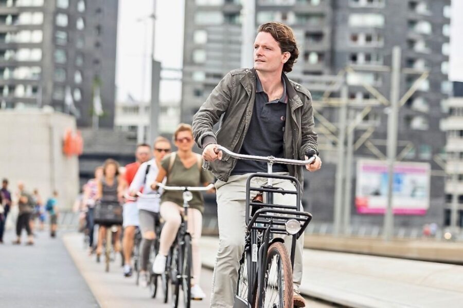 Rotterdam: Food Tour by Bike - Dutch comfort bites: cheese, poffertjes, and bitterballen