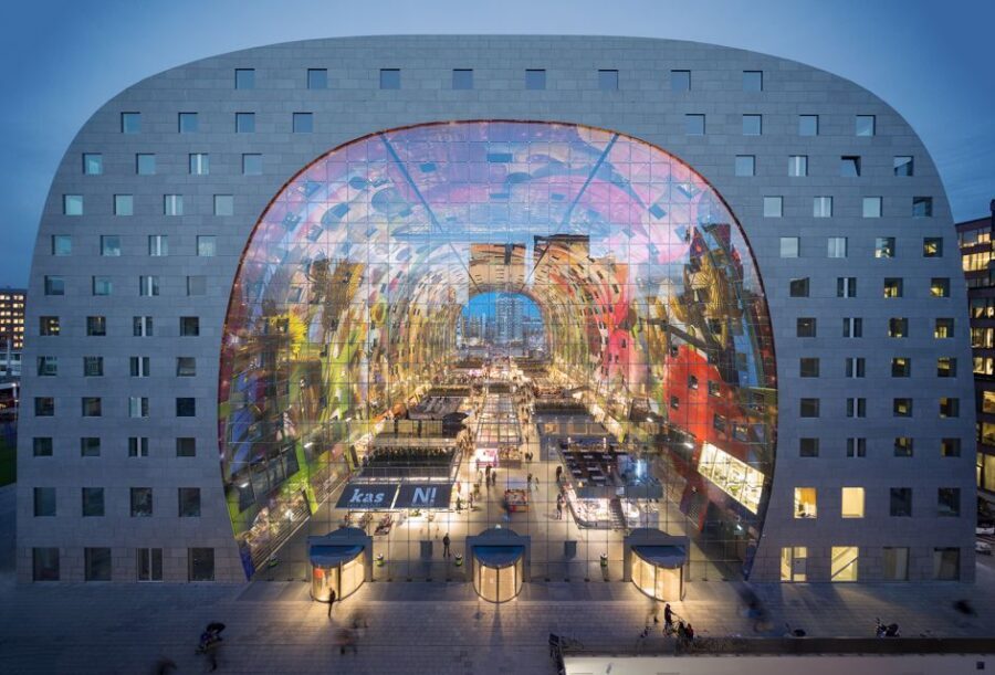 Rotterdam: Markthal Tour, Meet & Taste, and Het Witte Huis - Het Witte Huis rooftop: 360º Rotterdam photos from an iconic skyscraper