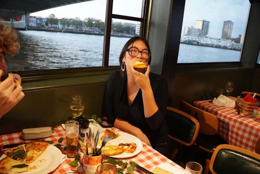 Rotterdam: Pizza Cruise - The 2-hour cruise route vibe: skyline plus harbors, not a checklist tour