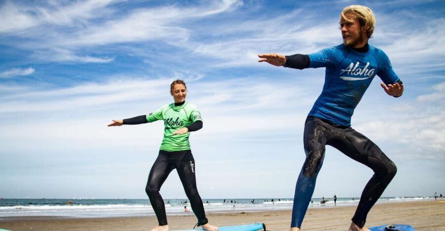 Scheveningen Beach: 1,5-Hour Surf Experience for Adults - Finding the blue building with the Aloha Flag (and checking in right)