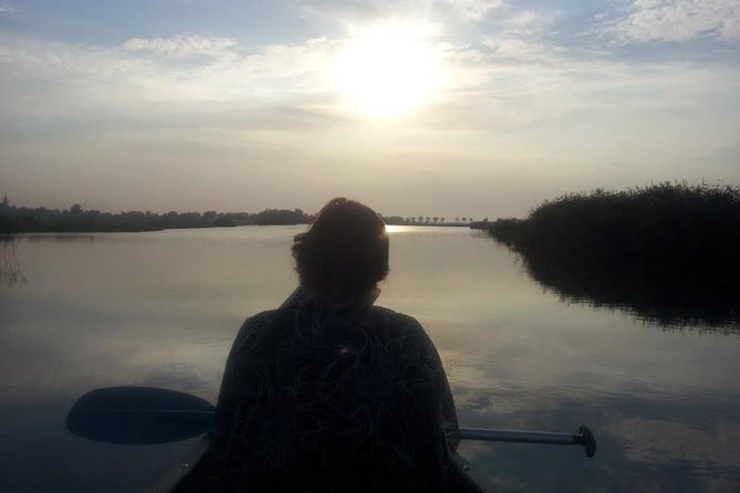 Small-Group Guided Sunset Canoe Tour in Waterland with Dinner - The optional swim stop: fun when conditions allow