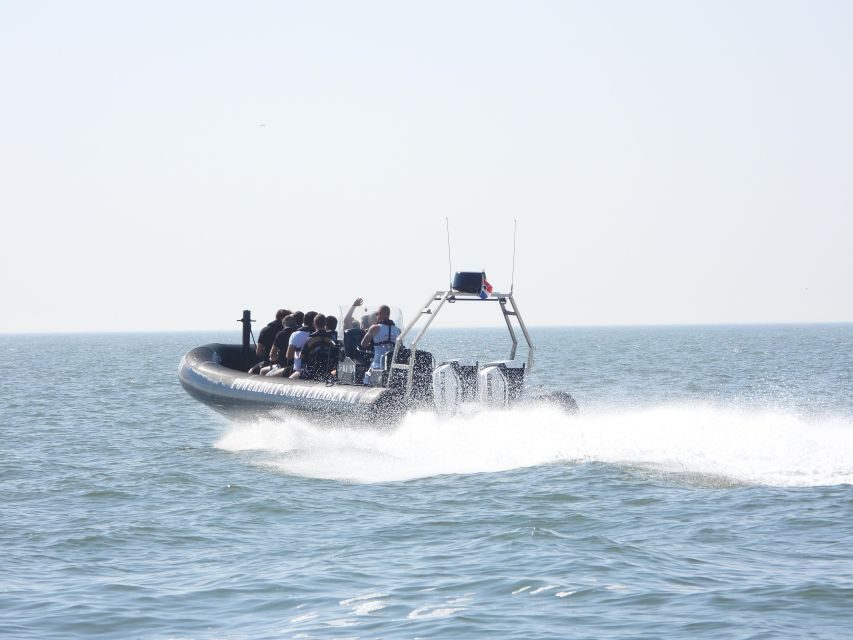 The Hague: Powerboat Tour Scheveningen - Scheveningen coast views you can actually feel