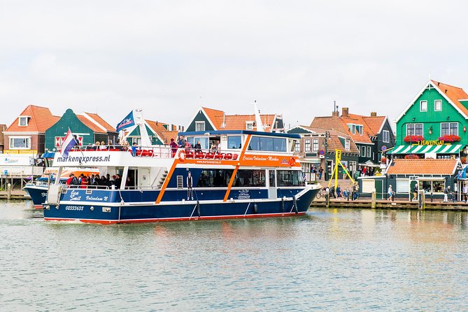Volendam Marken Express Boat Cruise - Volendam time: shops, cafes, and cheese-stop energy