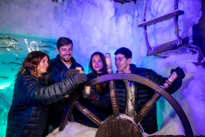 Xtracold Icebar Amsterdam, 3 Drinks Included - Ice sculptures and colored lighting: the visual show