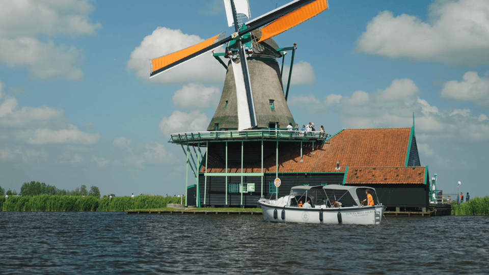 Zaanse Schans: Cruise UNESCO Windmills Village + Live Guide - Where You Board: The Main Dock by Toilets and Cacaolab